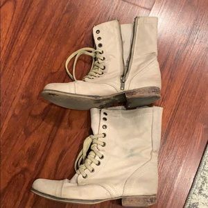 Steve Madden combat boots